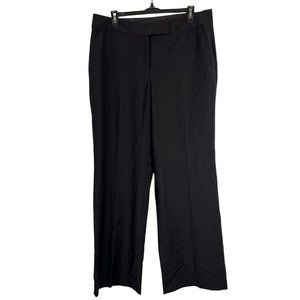 TALBOT'S Signature women's black dress pants size 12 flat front